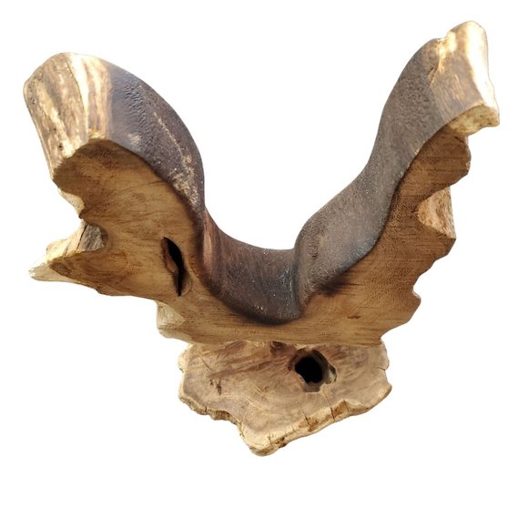 Molten Glass Decorate Vase with Natural Wood - Picture 7 of 13